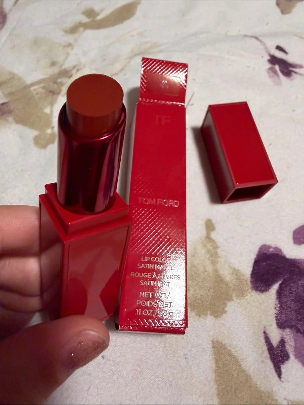 New Tom Ford Lip Color in Deep Red in 90 fete full size